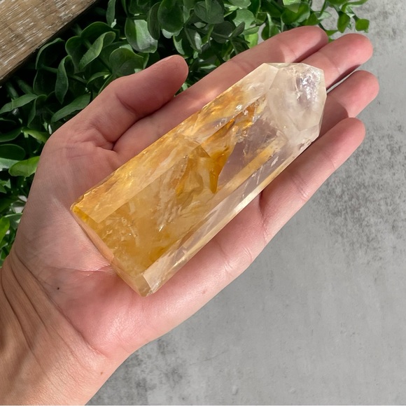 Golden Healer Tower | Yellow Hematoid Quartz - Picture 13 of 17